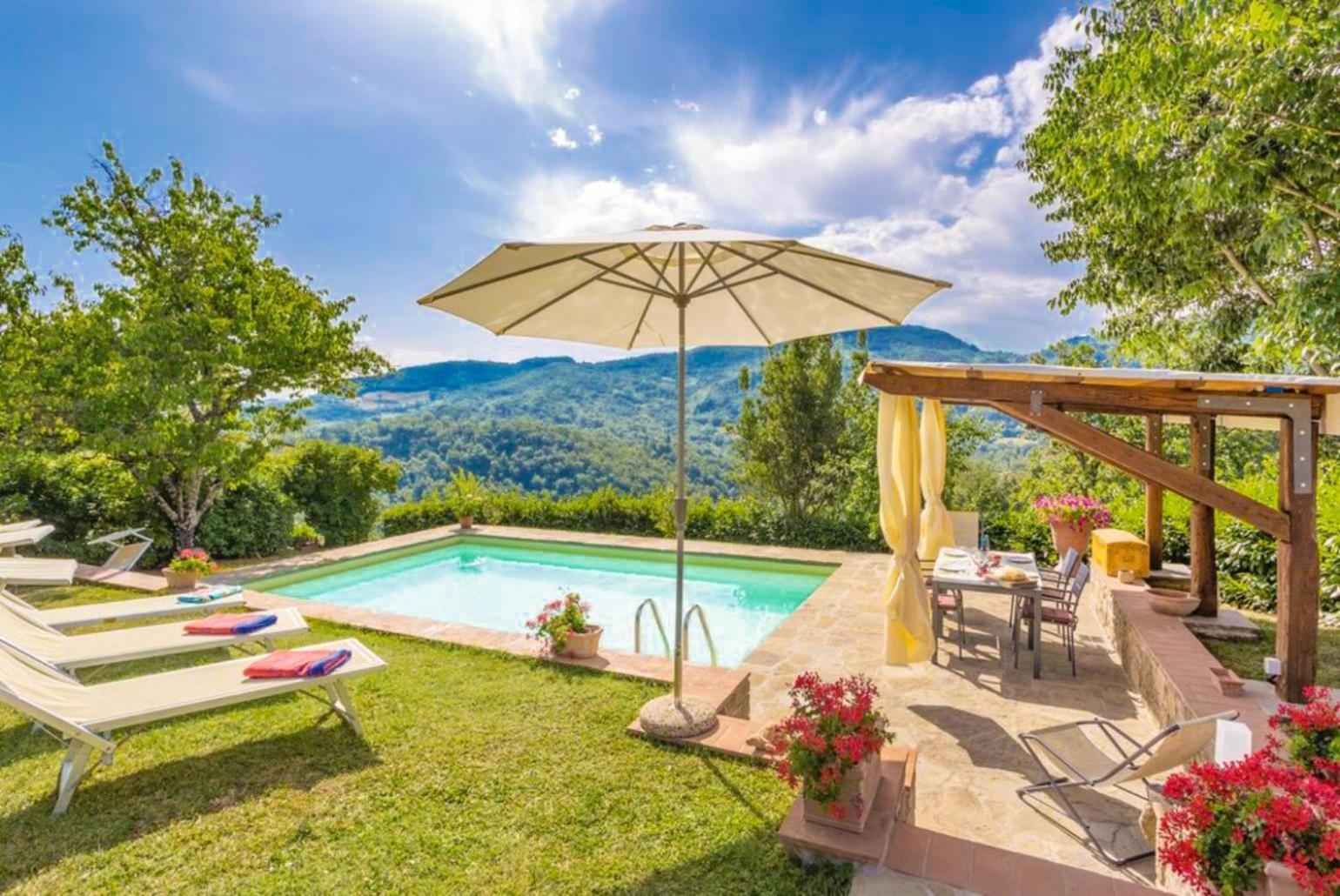 Villa Il Castello Ortignano Raggiolo Екстериор снимка